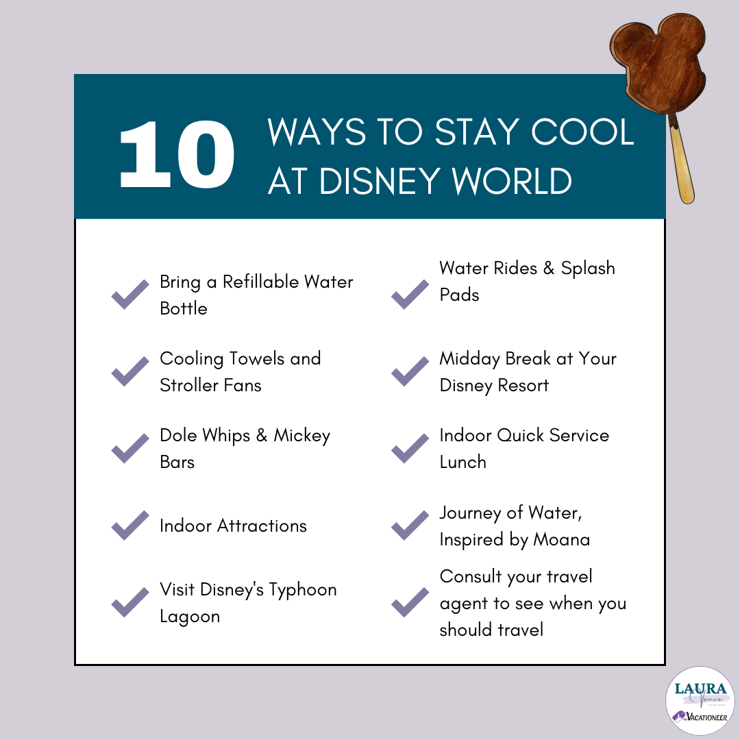 List of 10 Ways to Stay Cool at Disney World